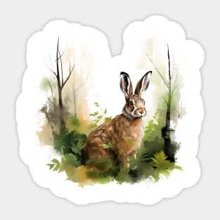 Wild Rabbit Sticker